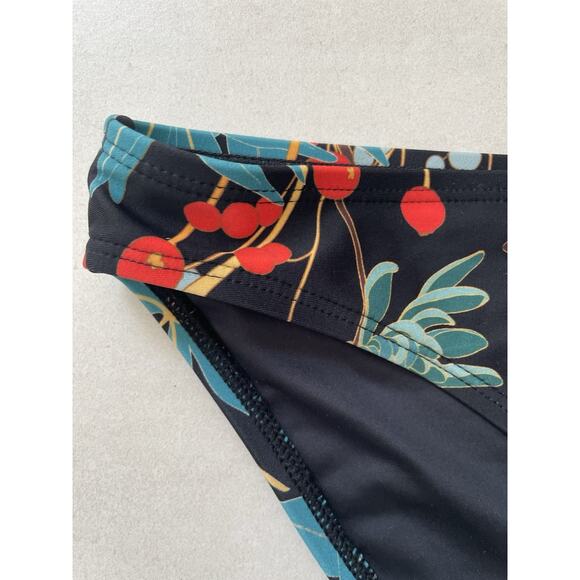 Ocean Blues Swim Bikini Bottom Multicolor Floral Swimwear - Picture 4 of 9